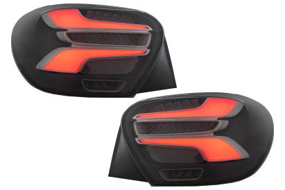 Stopuri LED Mercedes A-Class W176 (2013-08.2015) Facelift Design Fumurii cu Semnal Dinamic