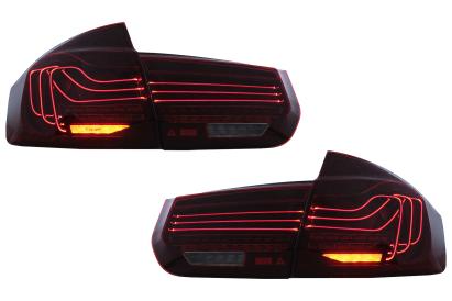 Stopuri LED BMW Seria 3 F30 F80 M3 (2011-2019) CSL Laser Design cu Semnal Dinamic Secvential