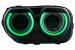 Faruri LED Dodge Challenger (2015-2024) Negru cu Lumini RGB