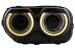 Faruri LED Dodge Challenger (2015-2024) Negru cu Lumini RGB