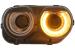 Faruri LED Dodge Challenger (2015-2024) Negru cu Lumini RGB