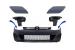 Capace spalatoare faruri pentru VW Golf 7.5 2017-2020, bara fata GTI Design