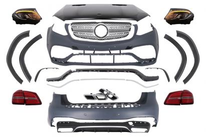Pachet Exterior Complet Mercedes GL-Class X166 (2012-2016) Conversie la 2016 GL63 Design