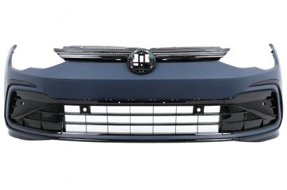 Bara fata VW Golf 8 Mk8 MQB 2020-2023, design R Line, cu grile