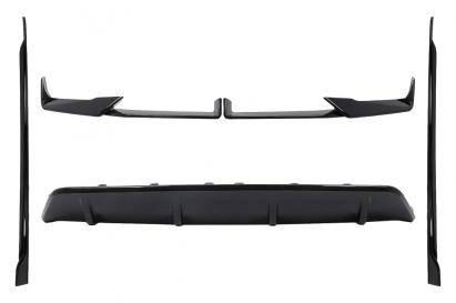 Pachet exterior aero BMW X6 G06 LCI M-Sport 2024+ Black Knight negru lucios