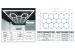 Sistem iluminare plafon hexagonal LED HoneyComb 3,94 x 2,29 m reglabil