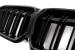 Grile centrale LED BMW Seria 3 G20 G21 2019-2022 negru lucios