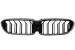 Grile centrale LED BMW Seria 5 G30/G31 2017-2019, negru lucios