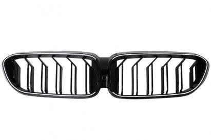Grile centrale LED BMW Seria 5 G30/G31 2017-2019, negru lucios
