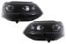 Faruri Full LED negre pentru VW Transporter T5 Facelift 2010-2015