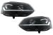 Faruri Full LED negre pentru VW Transporter T5 Facelift 2010-2015