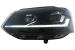 Faruri Full LED negre pentru VW Transporter T5 Facelift 2010-2015
