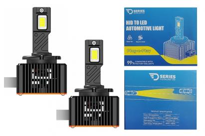 Set Becuri LED D3R Conversie Xenon-LED Seria D 6000K 4200LM High Power