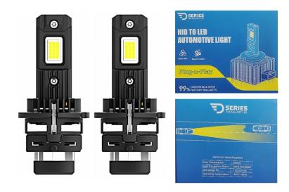 Set Becuri LED D2S Conversie Xenon-LED Seria D 6000K 4300LM High Power