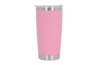 Cana Termoizolanta Otel Inoxidabil SS304 cu Capac Perete Dublu 590ml Roz