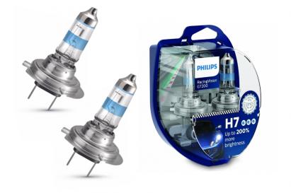 Philips Bec Halogen Auto H7 12V 55W PX26d RacingVision GT200 (1 set)