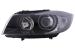 Faruri Angel Eyes negre pentru BMW Seria 3 E90 Sedan si E91 Touring 2005-2011