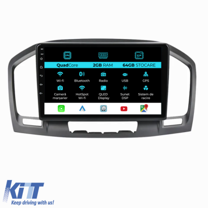 Navigatie Dedicata Opel Insignia (2008 - 2013) 9 Inch, 2Gb Ram, 64Gb stocare, Carplay