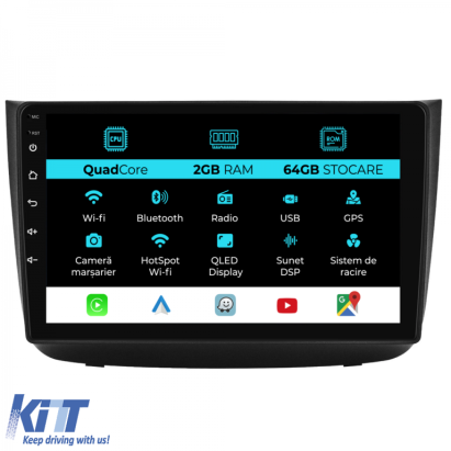 Navigatie Dedicata Mercedes Vito, Viano (2005-2015), 10Inch, 2Gb Ram, 64Gb Stocare, Carplay