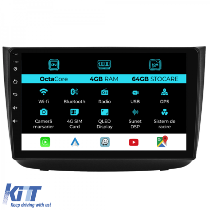 Navigatie Dedicata Mercedes Vito, Viano (2005-2015), 10Inch, 4Gb Ram, 64Gb Stocare, Carplay