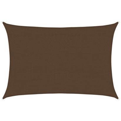 Pânză parasolar, maro, 4x5 m, HDPE, 160 g/m² GartenMobel Dekor