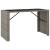 Set mobilier bar de grădină, 9 piese, gri, poliratan GartenMobel Dekor