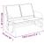 Set mobilier grădină planor, 3 piese, negru, textilenă și oțel GartenMobel Dekor