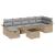 Set de canapele pentru grădină 8 pcs Beige și gri deschis GartenMobel Dekor