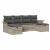 Set de canapele pentru grădină 6 pcs Gri deschis poliratan GartenMobel Dekor