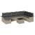 Set de canapele pentru grădină 9 pcs Gri deschis poliratan GartenMobel Dekor
