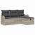 Set de canapele pentru grădină 4 pcs Gri deschis poliratan GartenMobel Dekor