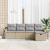 Set de canapele pentru grădină Manual 5 pcs bej și gri deschis GartenMobel Dekor
