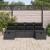 Set de canapea cu pernă cu depozitare 6 pcs Negru poliratan GartenMobel Dekor