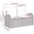 Set de canapea cu pernă Manual 4 pcs Gri deschis poliratan GartenMobel Dekor