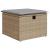 Set de canapea cu pernă Manual Beige și gri deschis poliratan GartenMobel Dekor