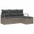 Set de canapea cu pernă cu depozitare 4 pcs Gri poliratan GartenMobel Dekor