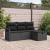 Set de canapea cu pernă cu depozitare 4 pcs Negru poliratan GartenMobel Dekor