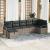 Set de canapea cu pernă cu depozitare 7 pcs Gri poliratan GartenMobel Dekor