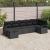 Set de canapea cu pernă cu depozitare 7 pcs Negru poliratan GartenMobel Dekor