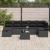 Set de canapea cu pernă cu depozitare 8 pcs Negru poliratan GartenMobel Dekor