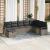 Set de canapea cu pernă cu depozitare 8 pcs Gri poliratan GartenMobel Dekor