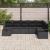 Set de canapea cu pernă cu depozitare 8 pcs Negru poliratan GartenMobel Dekor