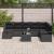 Set de canapea cu pernă cu depozitare 9 pcs Negru poliratan GartenMobel Dekor