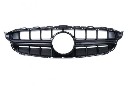 Grilă centrală Mercedes C-Class W205 S205 C205 A205 2014-2018 negru