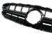 Grilă centrală Mercedes W205 facelift 2018-2020, negru, fără cameră