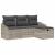 Set de canapea cu pernă 4 pcs Gri deschis poliratan GartenMobel Dekor