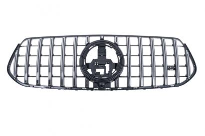 Grila Centrala Mercedes GLE SUV W167 V167 GLE Coupe C167 Sport Package (2019-2023) GTR Panamericana Design Negru si Crom