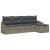 Set de canapea cu pernă cu depozitare 5 pcs Gri poliratan GartenMobel Dekor