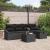 Set de canapea cu pernă cu depozitare 6 pcs Negru poliratan GartenMobel Dekor