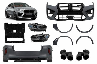 Pachet Exterior Complet BMW X6 G06 (2019-) Conversie la LCI 2024 X6M Design